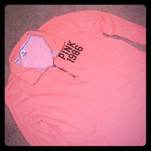 Long sleeve coral VS half zip